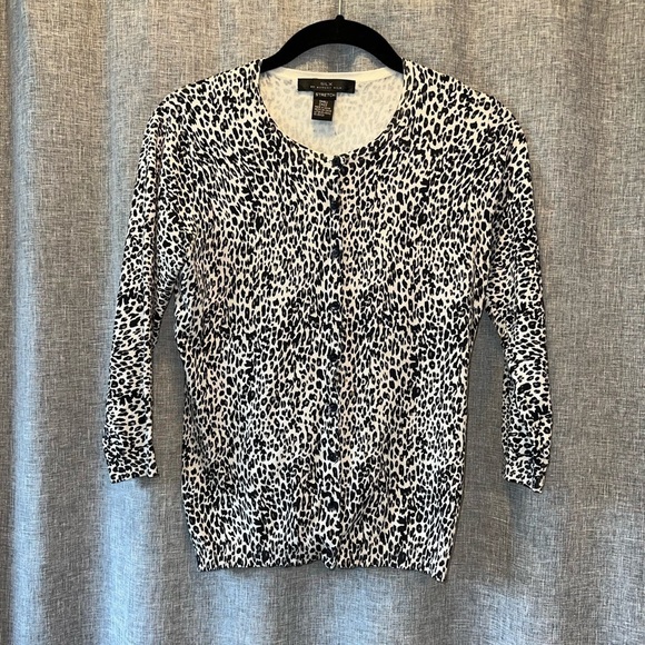 WOMEN'S Silx Animal Print Cardigan Small - Picture 2 of 7